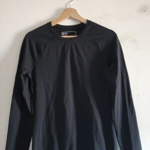Figs Seamless Black Long Sleeve Top Size Medium.